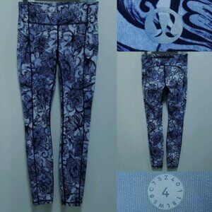 Lululemon Speed Up Tight 4 XS Hanakotoba Starlight Luxtreme Multi Leggings